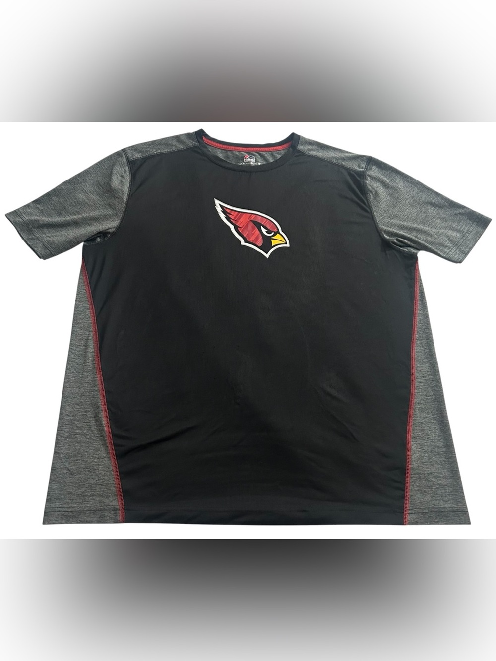 Arizona Cardinals Majestic Cool Base Shirt Mens XL Black Gray NFL Football